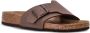 Birkenstock Catalina leren slippers Bruin - Thumbnail 2