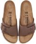 Birkenstock Catalina leren slippers Bruin - Thumbnail 4