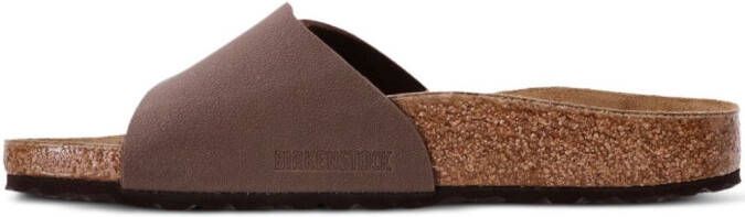 Birkenstock Catalina leren slippers Bruin