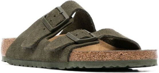 Birkenstock Sandalen met dubbele bandjes Groen