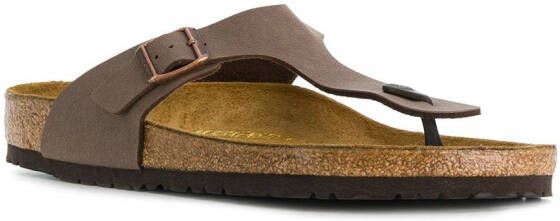 Birkenstock gesp detail sandalen Bruin