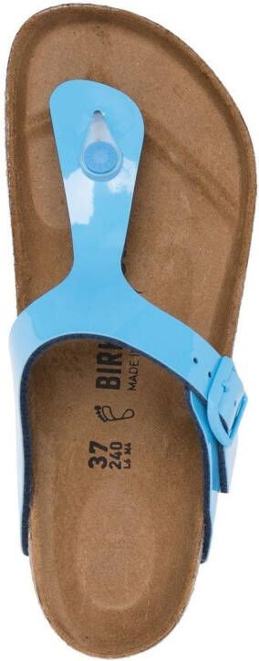 Birkenstock Gizeh sandalen Blauw