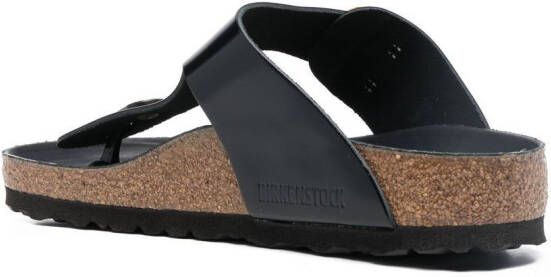 Birkenstock Gizeh Big Buckle slippers Zwart
