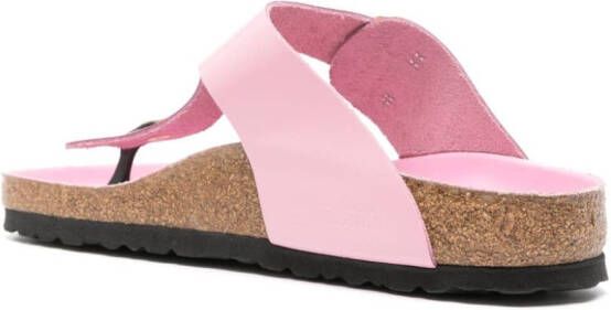 Birkenstock Gizeh sandalen met gesp Roze