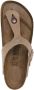 Birkenstock Gizeh sandalen met gesp Bruin - Thumbnail 4