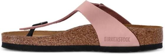 Birkenstock Gizeh leren teenslippers Roze