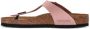 Birkenstock Gizeh leren teenslippers Roze - Thumbnail 5