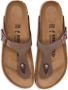 Birkenstock Gizeh leren sandalen Bruin - Thumbnail 5