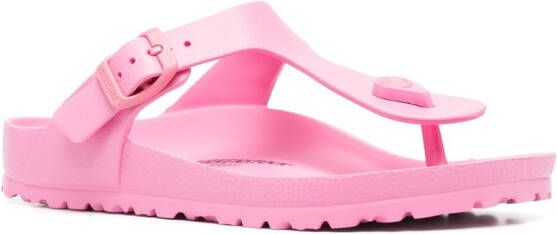 Birkenstock Gizeh rubberen sandalen Roze