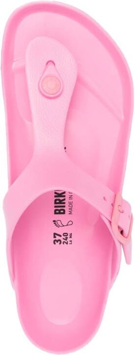 Birkenstock Gizeh rubberen sandalen Roze