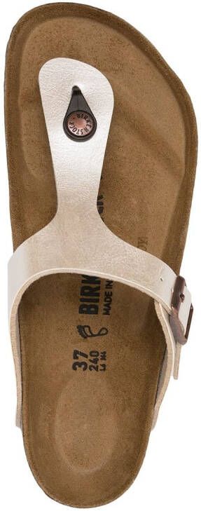 Birkenstock Gizeh sandalen Beige