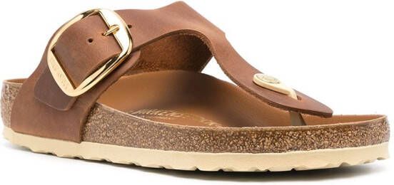 Birkenstock Gizeh sandalen Bruin