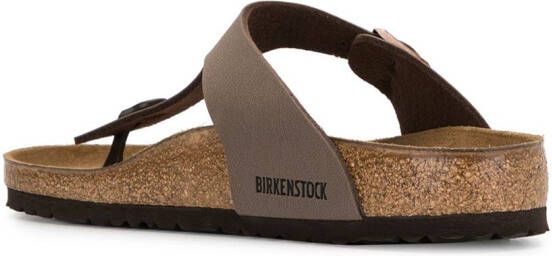 Birkenstock Gizeh sandalen Bruin