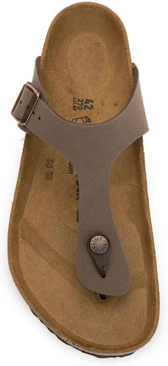 Birkenstock Gizeh sandalen Bruin