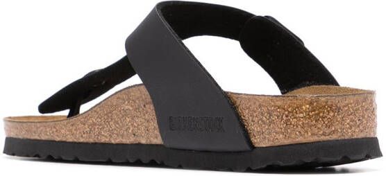 Birkenstock Gizeh sandalen met bandje Zwart