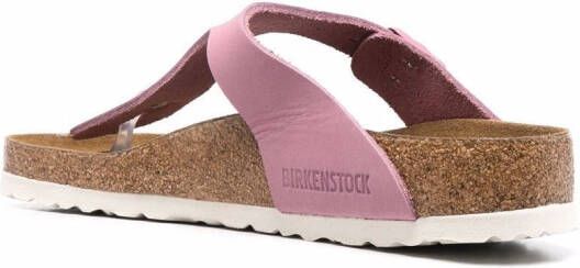 Birkenstock Gizeh sandalen met T-bandje Roze