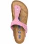 Birkenstock Gizeh sandalen met T-bandje Roze - Thumbnail 4