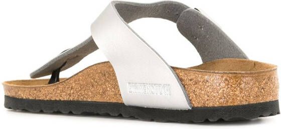 Birkenstock Gizeh sandalen Zilver