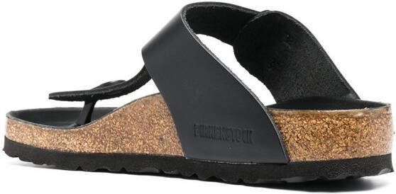 Birkenstock Gizeh sandalen Zwart