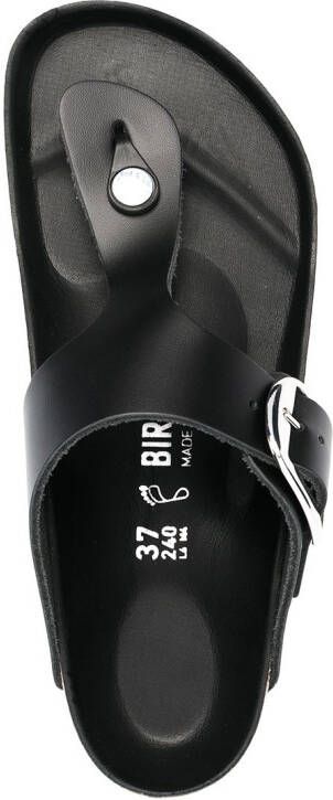 Birkenstock Gizeh sandalen Zwart