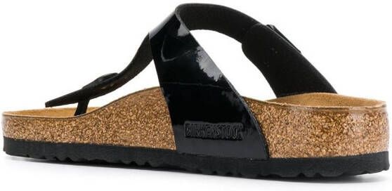 Birkenstock Gizeh sandalen Zwart