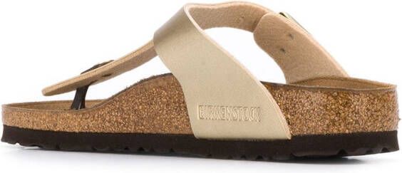 Birkenstock Gizeh slip-on sandalen Goud