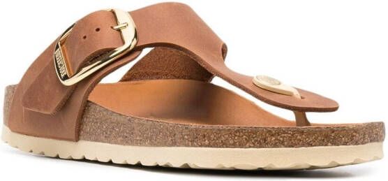 Birkenstock Gizeh teenslippers Bruin