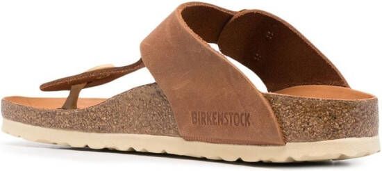 Birkenstock Gizeh teenslippers Bruin