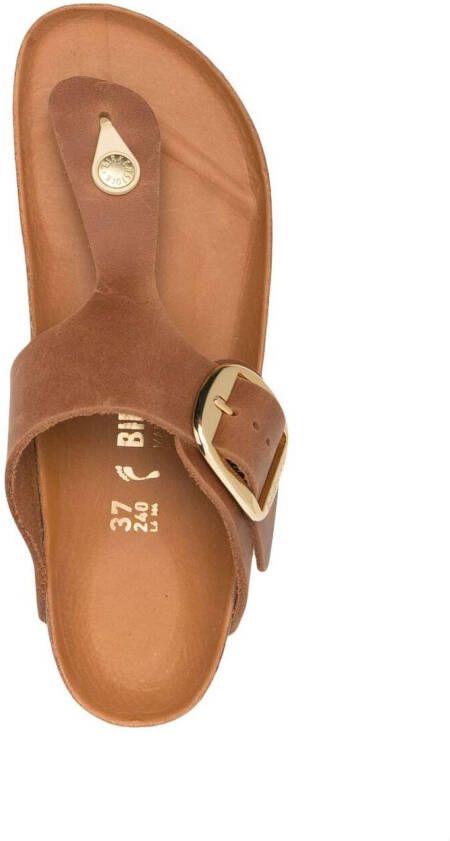 Birkenstock Gizeh teenslippers Bruin