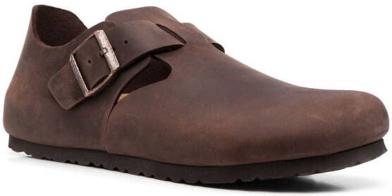 Birkenstock Habana sandalen met gespsluiting Bruin