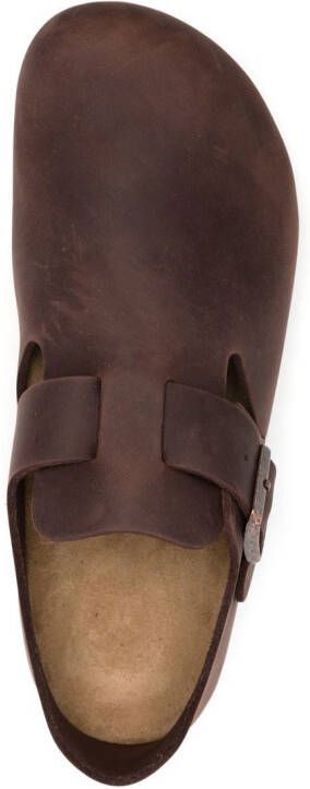 Birkenstock Habana sandalen met gespsluiting Bruin