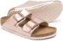 Birkenstock Kids Arizona metallic teenslippers Roze - Thumbnail 2