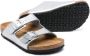 Birkenstock Kids Arizona sandalen met metallic-effect Grijs - Thumbnail 2