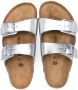 Birkenstock Kids Arizona sandalen met metallic-effect Grijs - Thumbnail 3
