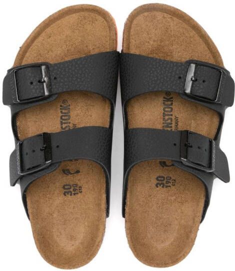 Birkenstock Kids Arizona open-toe sandals Zwart