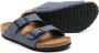 Birkenstock Kids Arizona sandalen met dubbele bandjes Blauw - Thumbnail 2