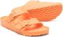 Birkenstock Kids Arizona slippers met dubbele gesp Oranje - Thumbnail 2