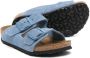 Birkenstock Kids Arizona suède sandalen Blauw - Thumbnail 2