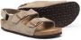 Birkenstock Kids Milano HL leren sandalen Groen - Thumbnail 2