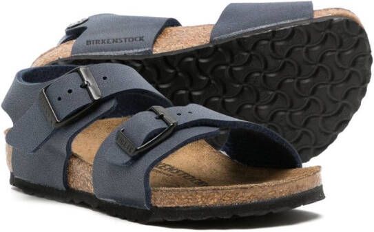 Birkenstock Kids Milano sandalen Blauw