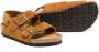Birkenstock Kids Milano sandalen met gesp Bruin - Thumbnail 2
