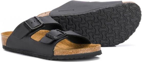 Birkenstock Kids Muiltjes met gesp Zwart