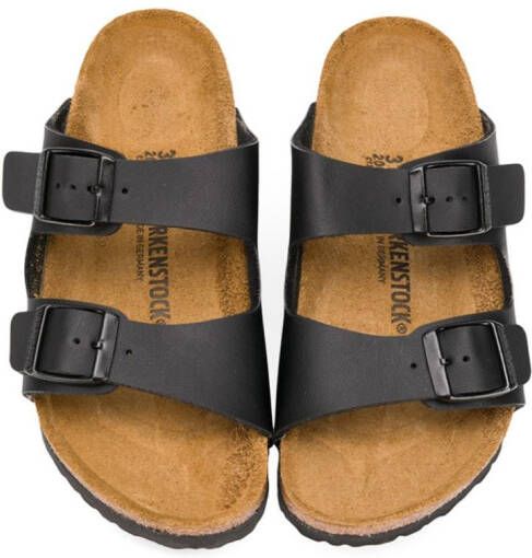 Birkenstock Kids Muiltjes met gesp Zwart