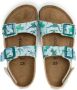 Birkenstock Kids New York leren sandalen Groen - Thumbnail 3