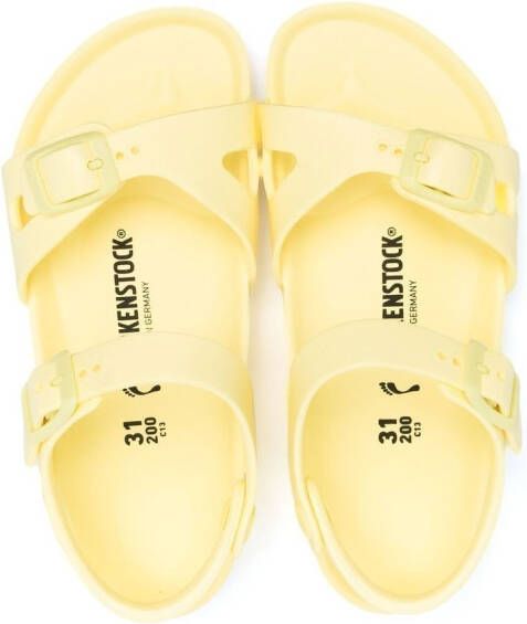 Birkenstock Kids Rio slingback sandalen Geel