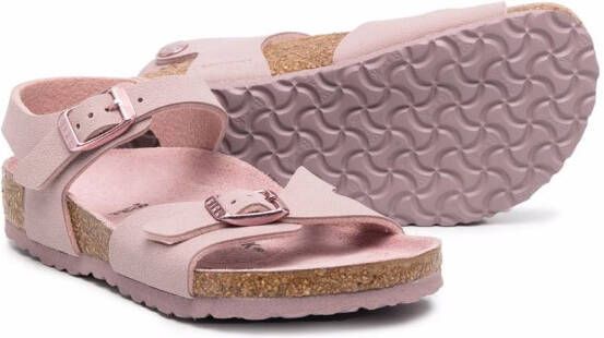 Birkenstock Kids Sandalen met gesp Roze