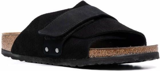 Birkenstock Kyoto sandalen met bandjes Zwart