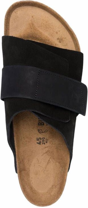 Birkenstock Kyoto sandalen met klittenband Zwart