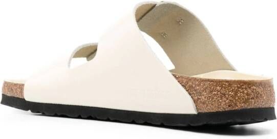 Birkenstock Arizona sandalen met gesp Beige