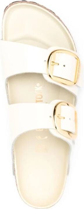 Birkenstock Arizona sandalen met gesp Beige